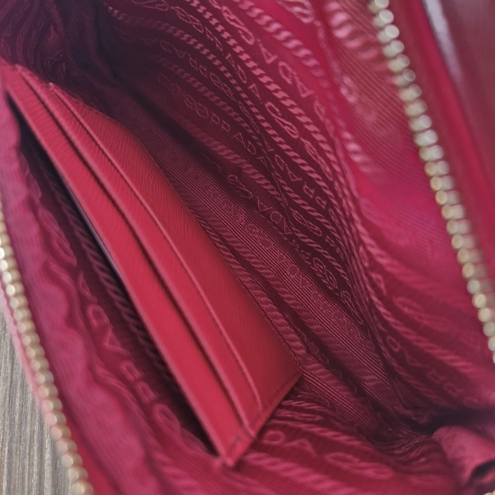 Prada Red Leather Camera Bag - Picture 8 of 10